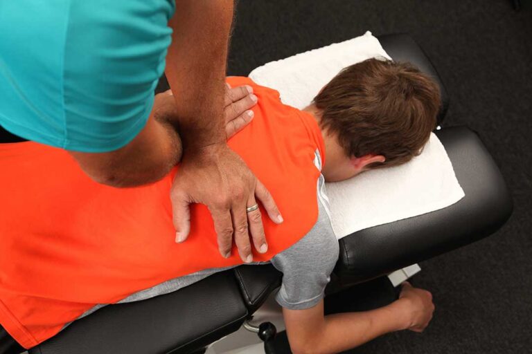Chiropractic photo from Adobe Stock